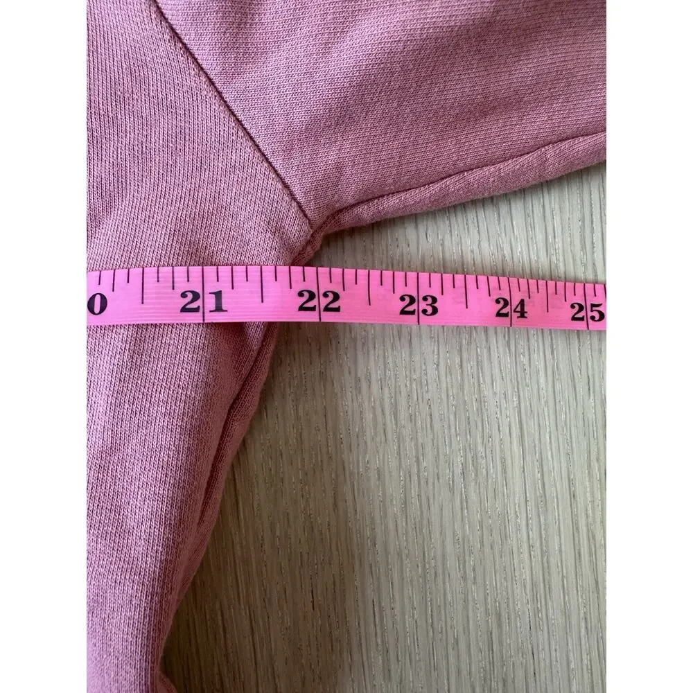 J CREW Eyelet Ruffle Eyelet Hem Sweatshirt Size Large 2633